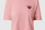 Футболка ONLFRUITY LIFE S/S STRIPE TOP BOX JRS 15231612 Strawberry Pink - BRIGHT WHITE + WATERMELON  15231612StrawberryPink-BR Фото 4