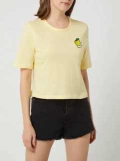 Футболка ONLFRUITY LIFE S/S STRIPE TOP BOX JRS 15231612 Sunshine - BRIGHT WHITE + LEMON ONLY L Желтый 15231612Sunshine-BRIGHT W