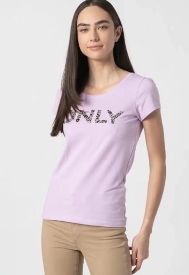 Футболка ONLHELENE FLOWER S/S T-SHIRT JRS 15232019 Orchid Bloom ONLY L Бузковий 15232019OrchidBloom фото 1 — інтернет-магазин Tapok