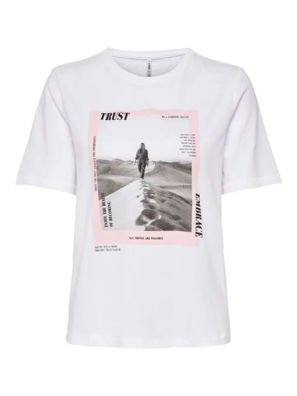Футболка ONLINDRE LIFE BOXY S/S TRUST BOX JRS 15221374 White TRUST ONLY S Белый 15221374WhiteTRUST фото 1 — интернет-магазин Tapok