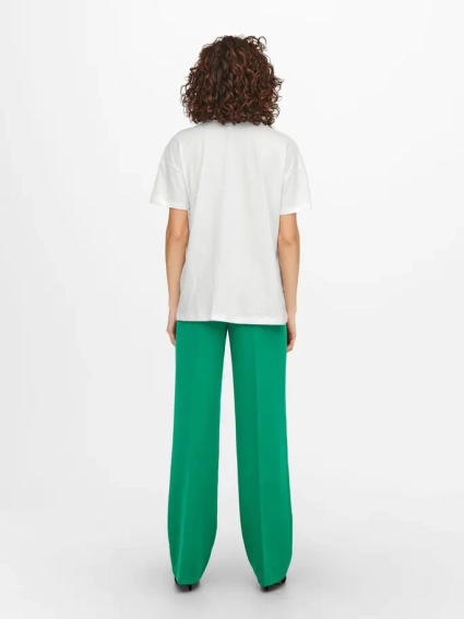 Футболка ONLISLA LIFE OVERSIZE S/S FOIL TOP JRS 15245485-Bright White-Print:IMPACT ONLY XS Белый 15245485-Bright White-Pri фото 2 — интернет-магазин Tapok