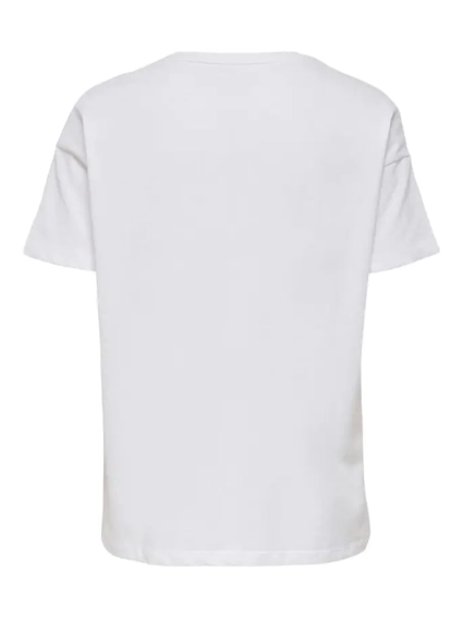 Футболка ONLISLA LIFE OVERSIZE S/S FOIL TOP JRS 15245485-Bright White-Print:IMPACT ONLY XS Белый 15245485-Bright White-Pri фото 5 — интернет-магазин Tapok