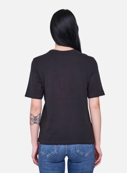 Футболка ONLKEIRA BOXY S/S CAT TOP BOX JRS 15254379-Moonless Night-Prent:CATSTRONAUT ONLY M Черный 15254379-Moonless Night-P фото 2 — интернет-магазин Tapok