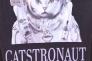 Футболка ONLKEIRA BOXY S/S CAT TOP BOX JRS 15254379-Moonless Night-Prent:CATSTRONAUT ONLY M Черный 15254379-Moonless Night-P Фото 3