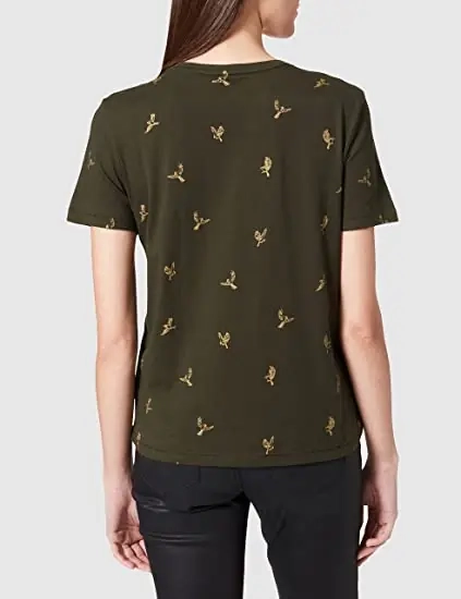 Футболка ONLKITA LIFE REG S/S BIRD TOP BOX 15247574-Rosin-AOP:BIRDS ONLY L Хаки 15247574-Rosin-AOP:BIRDS фото 2 — интернет-магазин Tapok