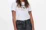 Футболка ONLKITA LIFE REG S/S HALF SEQ TOP JRS 15242222-Bright White-Print: DECADENT ONLY M Белый 15242222-Bright White-Pri Фото 1