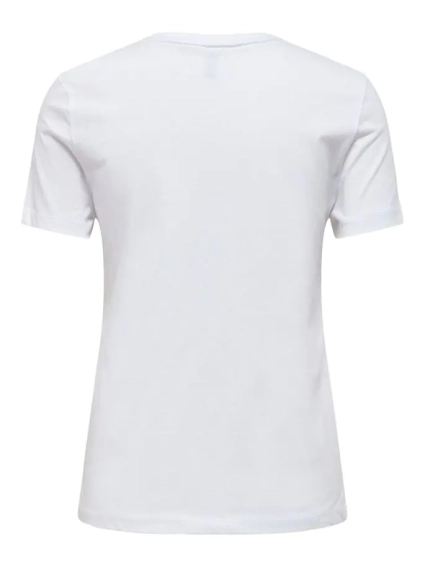 Футболка ONLKITA LIFE REG S/S HALF SEQ TOP JRS 15242222-Bright White-Print: DECADENT ONLY M Белый 15242222-Bright White-Pri фото 5 — интернет-магазин Tapok