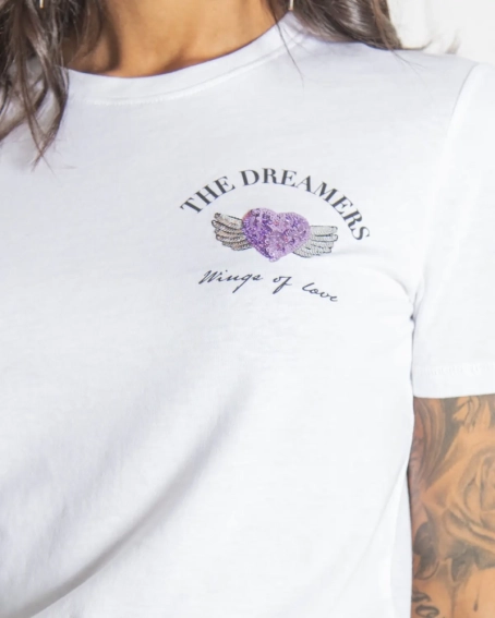 Футболка ONLKITA LIFE REG S/S WINGS TOP JRS 15247249-Bright White-Print:DREAMERS ONLY M Білий 15247249-Bright White-Pri фото 3 — інтернет-магазин Tapok