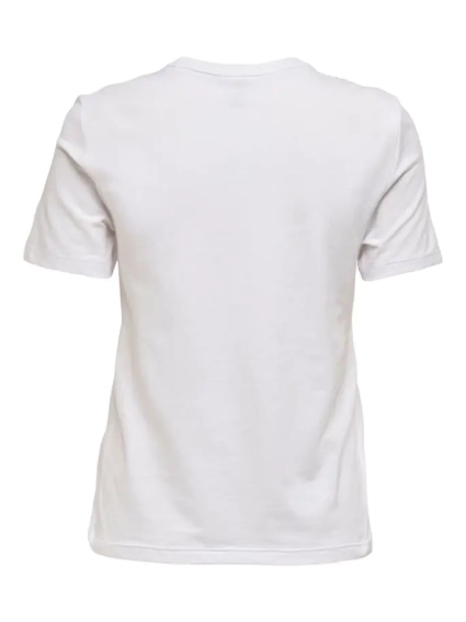 Футболка ONLKITA REG S/S COLLEGE TOP BOX JRS 15249486-Bright White-Print:BROOKLYN ONLY S Белый 15249486-Bright White-Pri фото 2 — интернет-магазин Tapok
