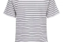 Футболка ONLKITA REG S/S LEFLEUR TOP BOX JRS 15254498-Bright White-Stripes:BLACK + PRINT FLOWER ONLY 15254498-Bright White-Str Фото 2