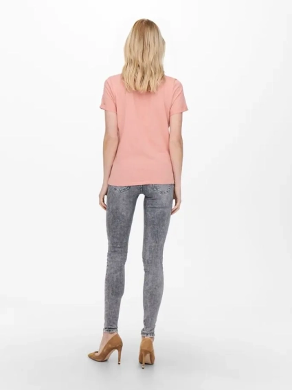 Футболка ONLKITA S/S LOGO TOP NOOS 15244714-Rosette-Print:GOLD GLITTER HEART ONLY L Розовый 15244714-Rosette-Print:GO фото 4 — интернет-магазин Tapok