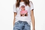 Футболка ONLLANA LIFE REG S/S PHOTO TOP BOX JRS 15228829 Bright White MELON ONLY L Белый 15228829BrightWhiteMELON Фото 1