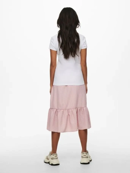 Футболка ONLLOVE LIFE FIT S/S TOP BOX JRS 15226018 White HALF ONLY S Білий 15226018WhiteHALF фото 1 — інтернет-магазин Tapok