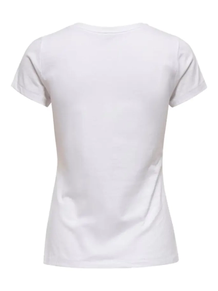 Футболка ONLLOVE LIFE FIT S/S TOP BOX JRS 15226018 White HALF ONLY S Білий 15226018WhiteHALF фото 3 — інтернет-магазин Tapok