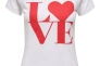 Футболка ONLLOVE LIFE FIT S/S TOP BOX JRS 15226018 White HEART ONLY M Білий 15226018WhiteHEART Фото 1