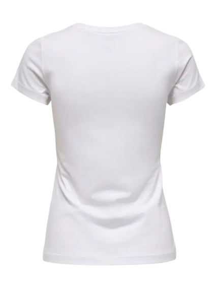 Футболка ONLLOVE LIFE FIT S/S TOP BOX JRS 15226018 White HEART ONLY M Білий 15226018WhiteHEART фото 2 — інтернет-магазин Tapok
