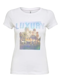 Футболка ONLLUX LIFE FIT S/S TOP BOX JRS 15231606-Bright White ONLY XS Белый 15231606-Bright White