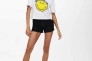 Футболка ONLSMILEY LIFE S/S TOP BO 15232818 Bright White GOOD ONLY L Белый 15232818BrightWhiteGOOD Фото 2