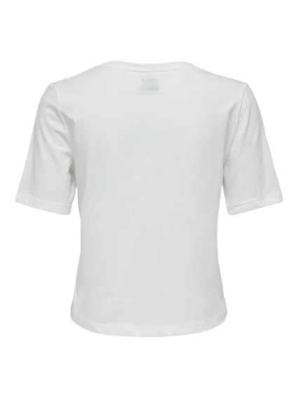 Футболка ONLSMILEY LIFE S/S TOP BO 15232818 Bright White GOOD ONLY L Белый 15232818BrightWhiteGOOD фото 5 — интернет-магазин Tapok