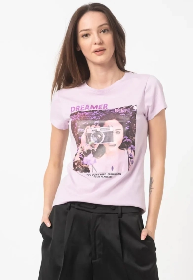 Футболка ONLVALENTINE S/S T-SHIRT JRS 15232003 Orchid Bloom ONLY S Бузковий 15232003OrchidBloom фото 1 — інтернет-магазин Tapok