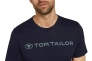 Футболка printed crewneck logo t-shirt 1030527XX1010668 Tom Tailor L Темно-синий 1030527XX1010668 Фото 3