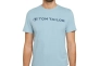 Футболка printed crewneck logo t-shirt 1030527XX1026298 Tom Tailor L Голубой 1030527XX1026298 Фото 1