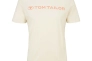 Футболка printed crewneck logo t-shirt 1030527XX1028130 Tom Tailor L Бежевий 1030527XX1028130 Фото 5
