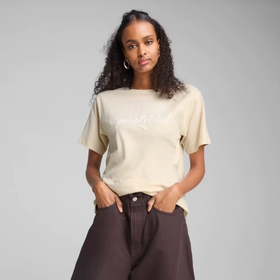 Футболка PUMA CLASS Relaxed Tee 68503187 Puma L Бежевий 68503187 фото 1 — інтернет-магазин Tapok