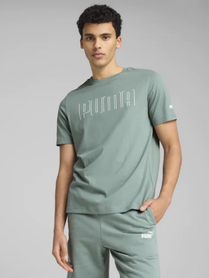 Футболка PUMA SPORT Graphic Tee 68461730 Puma L Фісташковий 68461730 фото 1 — інтернет-магазин Tapok