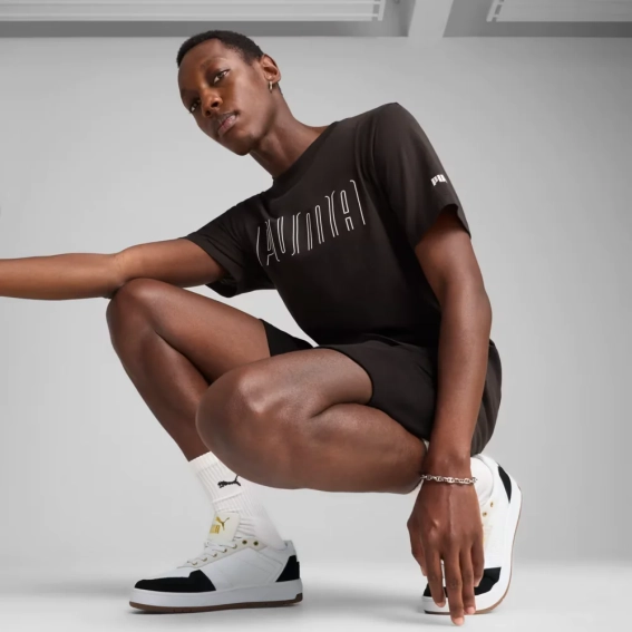 Футболка PUMA SPORT Graphic Tee 68461701 Puma L Черный 68461701 фото 1 — интернет-магазин Tapok