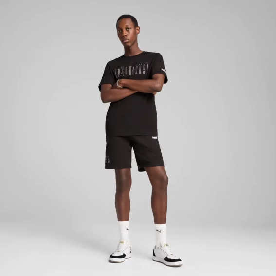 Футболка PUMA SPORT Graphic Tee 68461701 Puma L Черный 68461701 фото 3 — интернет-магазин Tapok