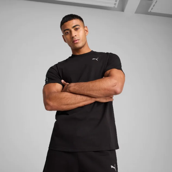 Футболка PUMATECH Tee 68459801 Puma L Чорний 68459801 фото 1 — інтернет-магазин Tapok