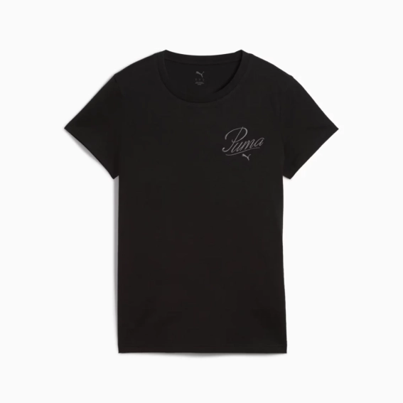 Футболка SCRIPT Tee 68498201 Puma L Черный 68498201 фото 4 — интернет-магазин Tapok