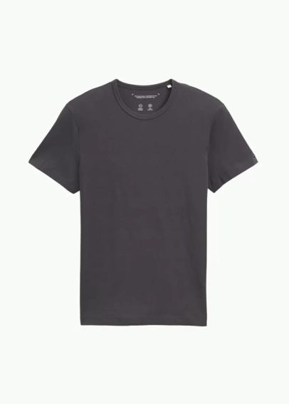 Футболка Slim fit T-shirt with stretch 1045626-10899 Tom Tailor L Темно-серый 1045626-10899 фото 4 — интернет-магазин Tapok