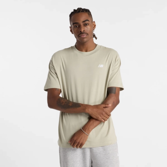 Футболка Sport Essentials Cotton MT41509OVN New Balance L Бежевий MT41509OVN фото 1 — інтернет-магазин Tapok