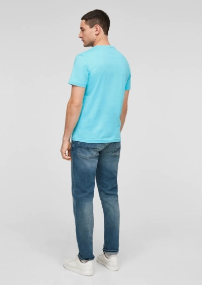 Футболка T-shirt  REGULAR FIT 13.1Q1.32.7811-6241 s.Oliver S Блакитний 13.1Q1.32.7811-6241 фото 3 — інтернет-магазин Tapok