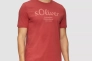Футболка T-shirt à logo imprimé 2139909.35D1 s.Oliver L Красный 2139909.35D1 Фото 1