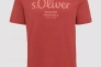Футболка T-shirt à logo imprimé 2139909.35D1 s.Oliver L Красный 2139909.35D1 Фото 5