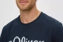 Футболка T-shirt à logo imprimé 2139909.59D1 s.Oliver L Темно-синій 2139909.59D1 Фото 3