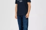 Футболка T-shirt à logo imprimé 2139909.59D1 s.Oliver L Темно-синій 2139909.59D1 Фото 4