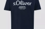 Футболка T-shirt à logo imprimé 2139909.59D1 s.Oliver L Темно-синій 2139909.59D1 Фото 5