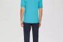 Футболка T-shirt à logo imprimé 2139909.62D1 s.Oliver L Блакитний 2139909.62D1 Фото 2