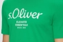 Футболка T-shirt à logo imprimé 2139909.75D1 s.Oliver L Зелений 2139909.75D1 Фото 3