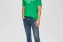 Футболка T-shirt à logo imprimé 2139909.75D1 s.Oliver L Зелений 2139909.75D1 Фото 4