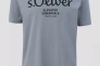 Футболка T-shirt à logo imprimé 2139909.95D1 s.Oliver L Сірий 2139909.95D1 Фото 5