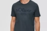 Футболка T-shirt à logo imprimé 2139909.95D2 s.Oliver L Темно-сірий 2139909.95D2 Фото 1