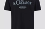 Футболка T-shirt à logo imprimé 2139909.99D1 s.Oliver L Чорний 2139909.99D1 Фото 5