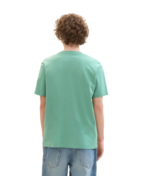 Футболка T-shirt Men&#39;s DENIM 1037653ХХ13537 Tom Tailor L Бирюзовый 1037653ХХ13537 фото 2 — интернет-магазин Tapok