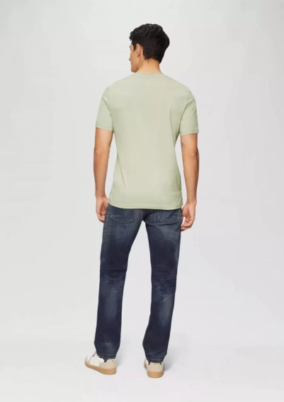Футболка T-Shirt mit Crew Neck 2165525.8065 s.Oliver L Фісташковий 2165525.8065 фото 2 — інтернет-магазин Tapok