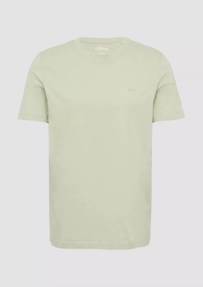 Футболка T-Shirt mit Crew Neck 2165525.8065 s.Oliver L Фісташковий 2165525.8065 фото 5 — інтернет-магазин Tapok